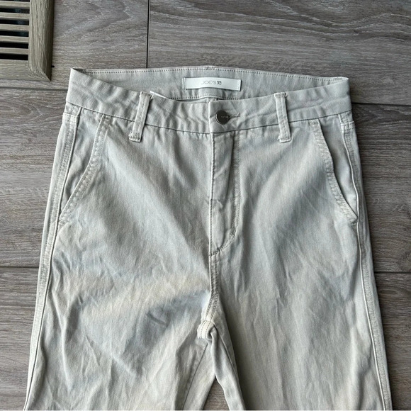 Joe’s High Rise Raw Hem Cropped Jeans  in Grey - Picture 2 of 12